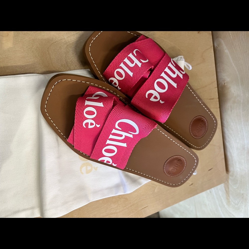 Chloe woody sandal